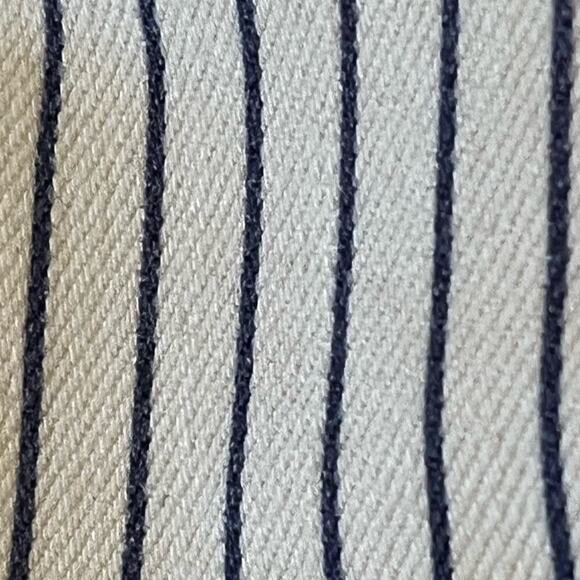 FRAME LE CROP MINI BOOT PINSTRIPE‎ JEANS IN COBALT MULTI NWT WOMEN'S SIZE 25 - Picture 8 of 16